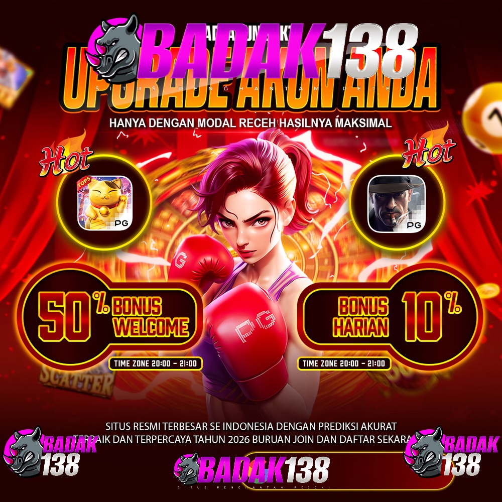 banner BADAK138 X My Hoop Store: Pilihan Game Jackpot dan Slot Favorit untuk Hiburan Online